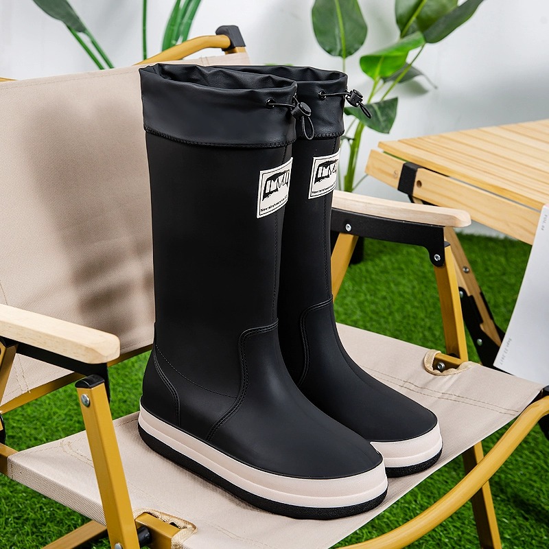 Fishing Boots - أحذية مطر عالية الساق للرجال، مناسبة