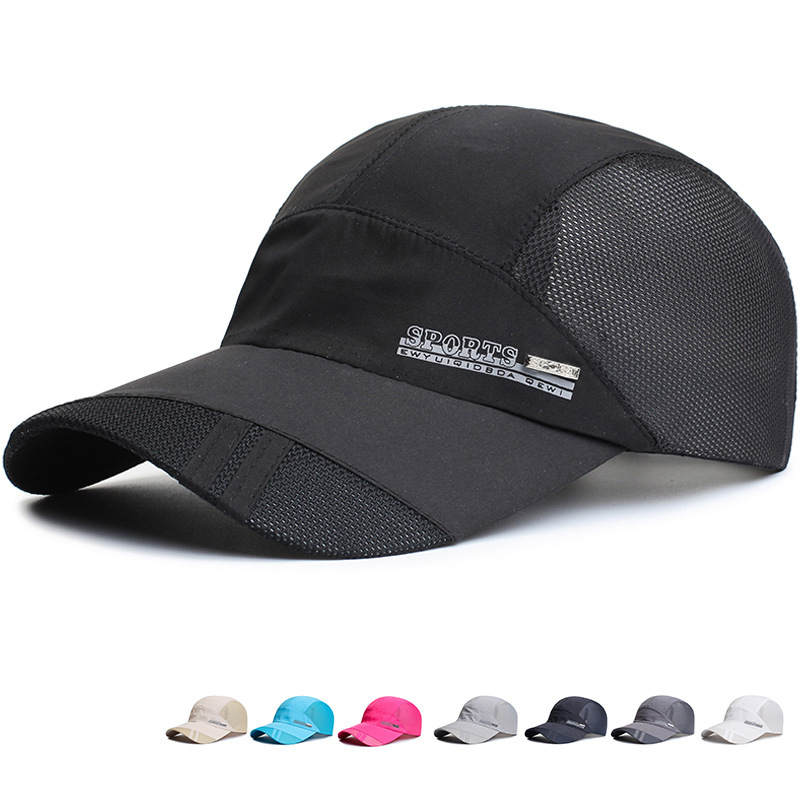 Fishing Hat - قبعات بيسبول شبكية سريعة الجفاف وقابلة