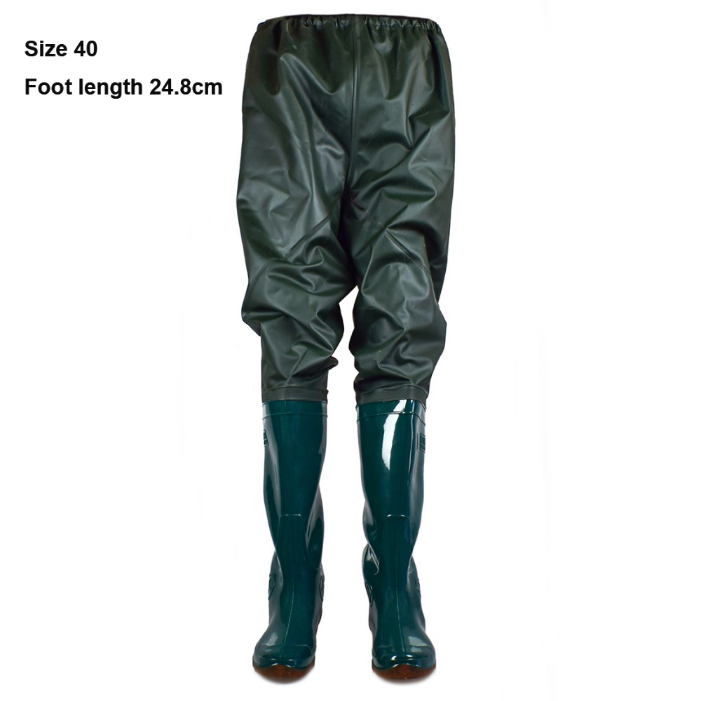 Fishing Pants Waterproof - سراويل صيد متكاملة من البلاستيك PVC،