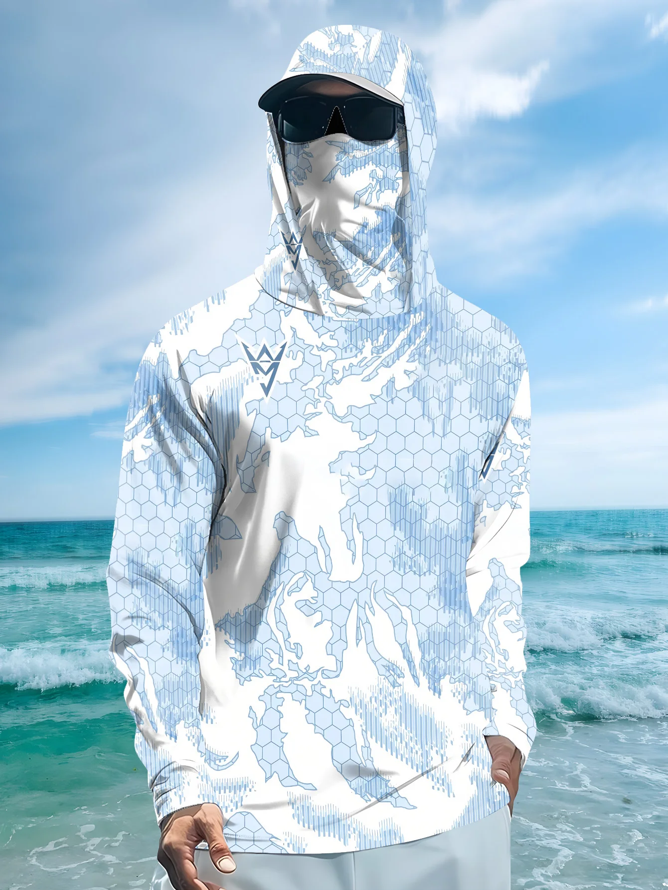 Fishing Mask Sun Protection - قميص صيد جديد لعام 2026 مقاوم