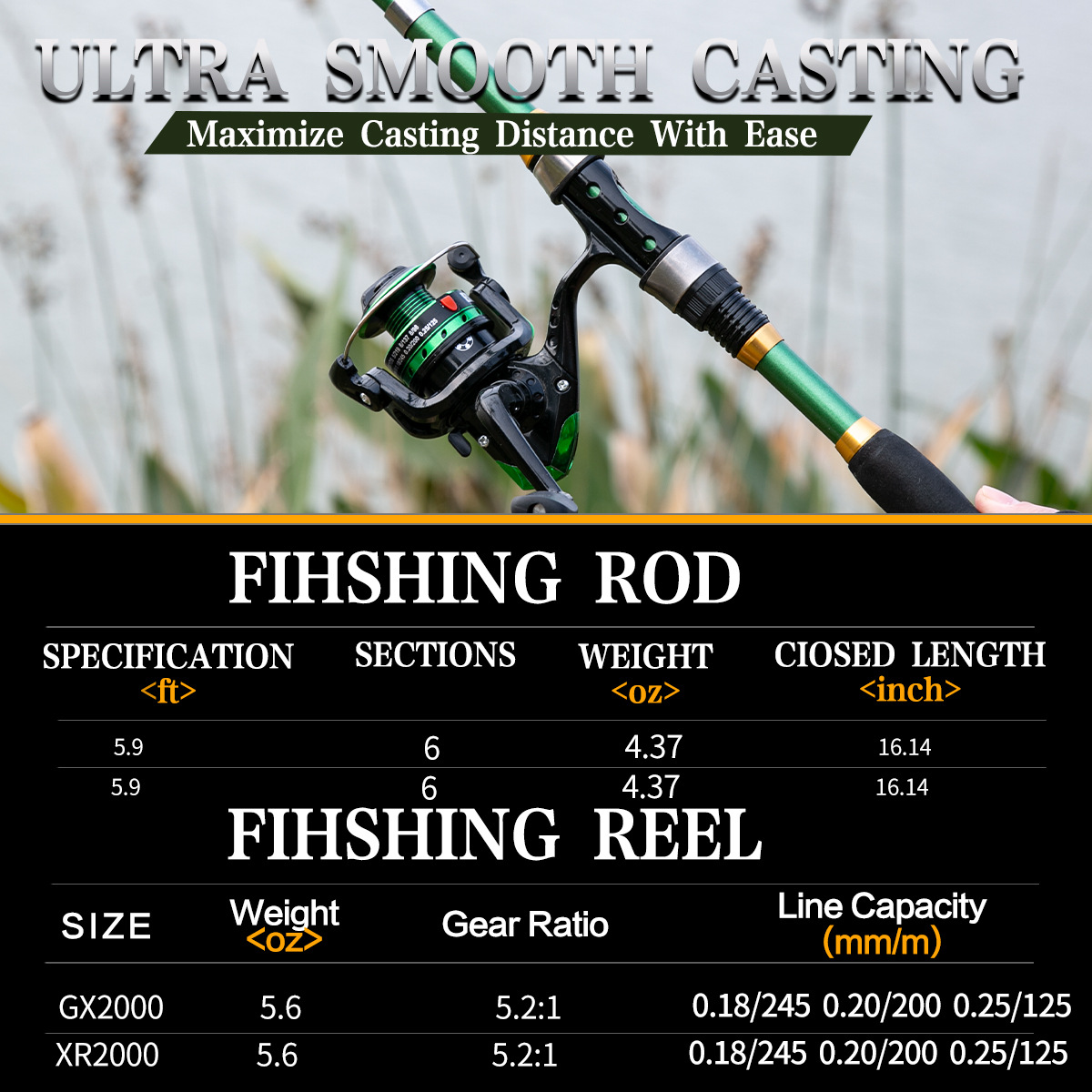 طقم صيد كامل: صنارة صيد تلسكوب - مراجعة Fishing Gloves وسعره