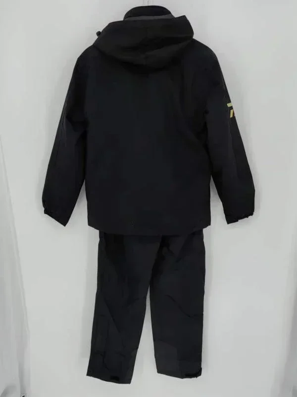 سميكة الصيد الملابس مجموعة الش - مراجعة Fishing Rain Suit وسعره