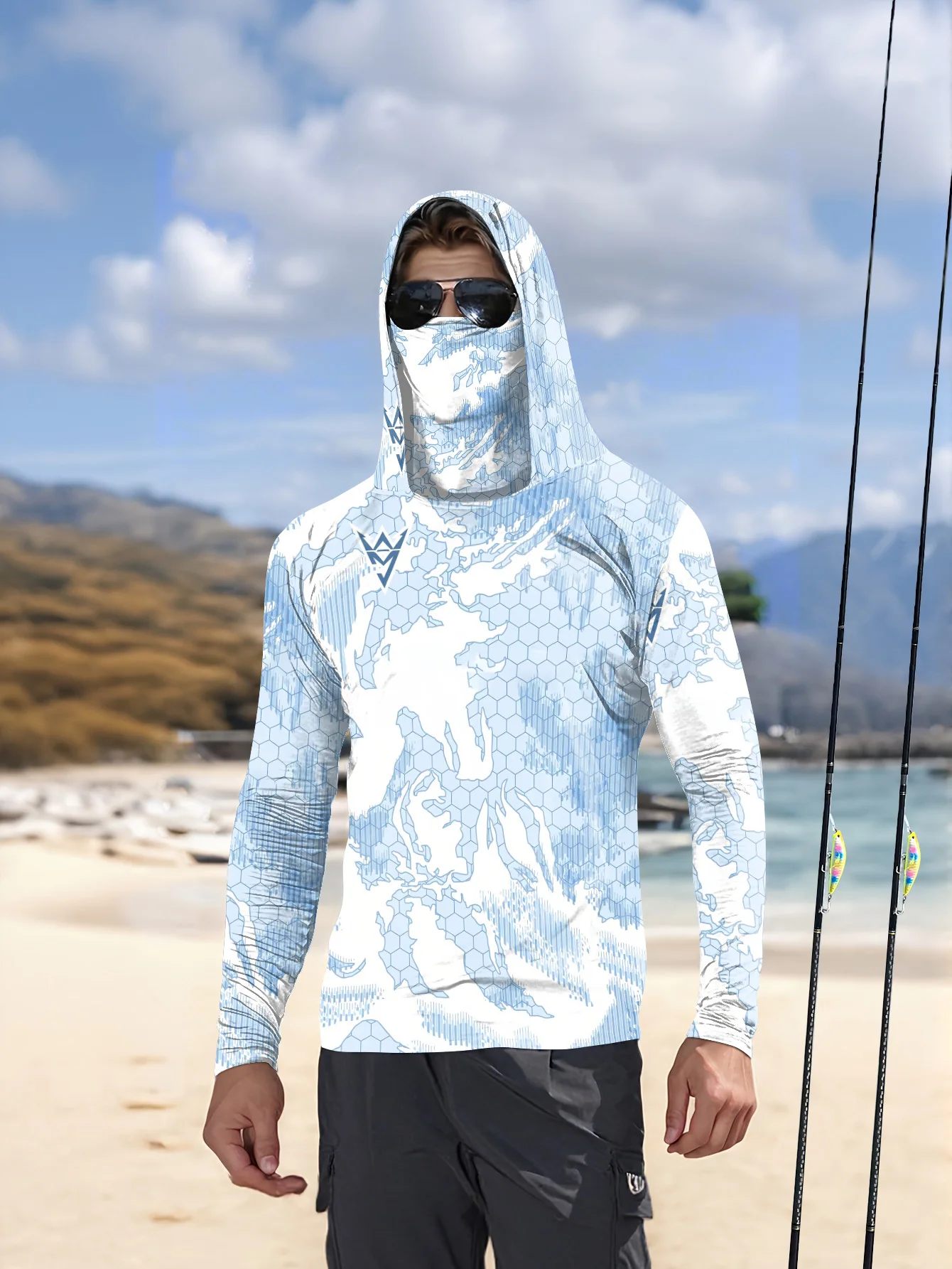 قميص صيد جديد لعام 2026 مقاوم  - مراجعة Fishing Mask Sun Protection وسعره